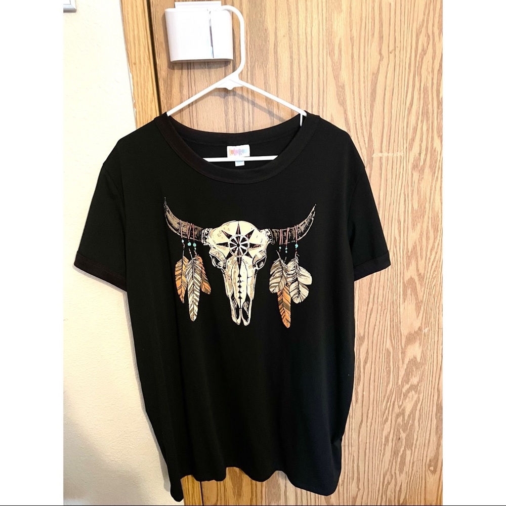 2XL Lularoe Cow Skull Liv Tee